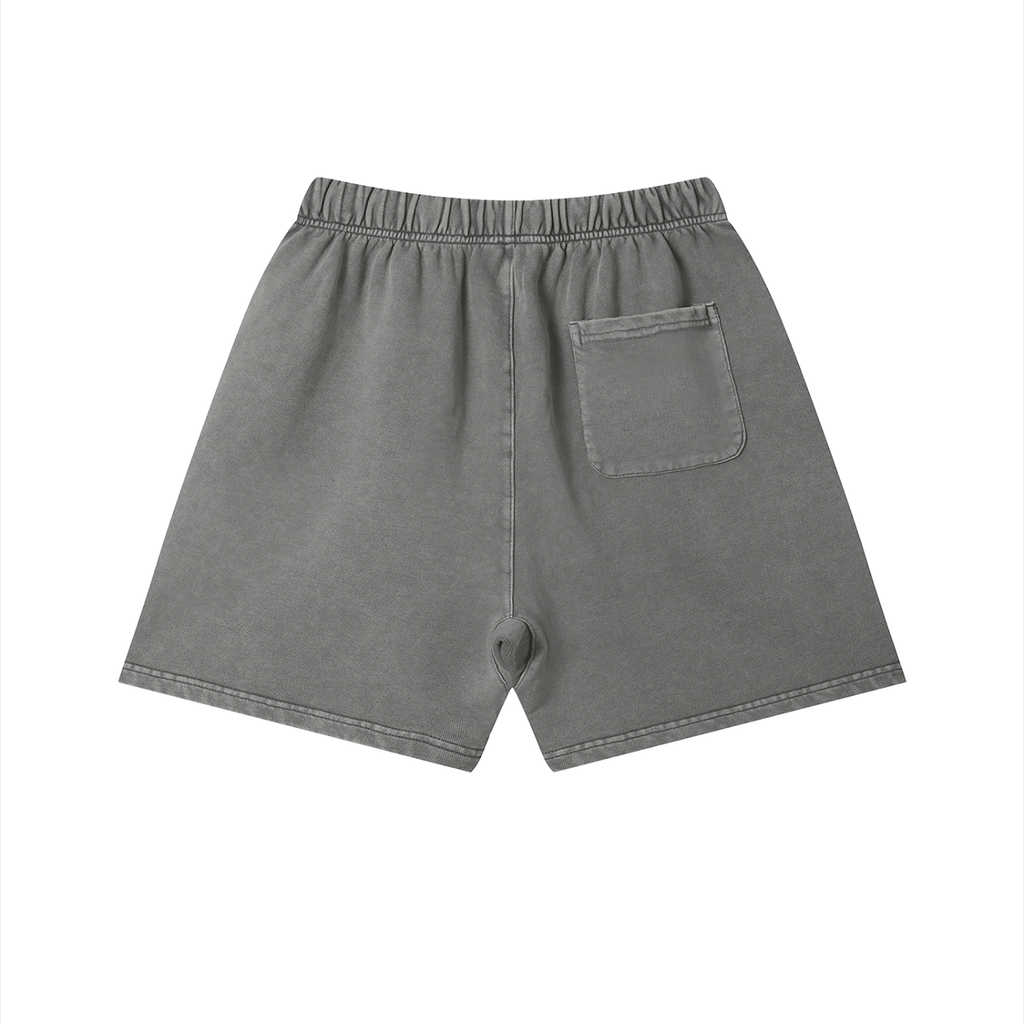 short in cotone,vintage wash,360gsm,cotone organico,urban wear,shorts loose