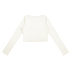top crop,design arricciato,streetwear femminile,design architettonico,cotone viscosa,fit strutturato,abbigliamento sardo