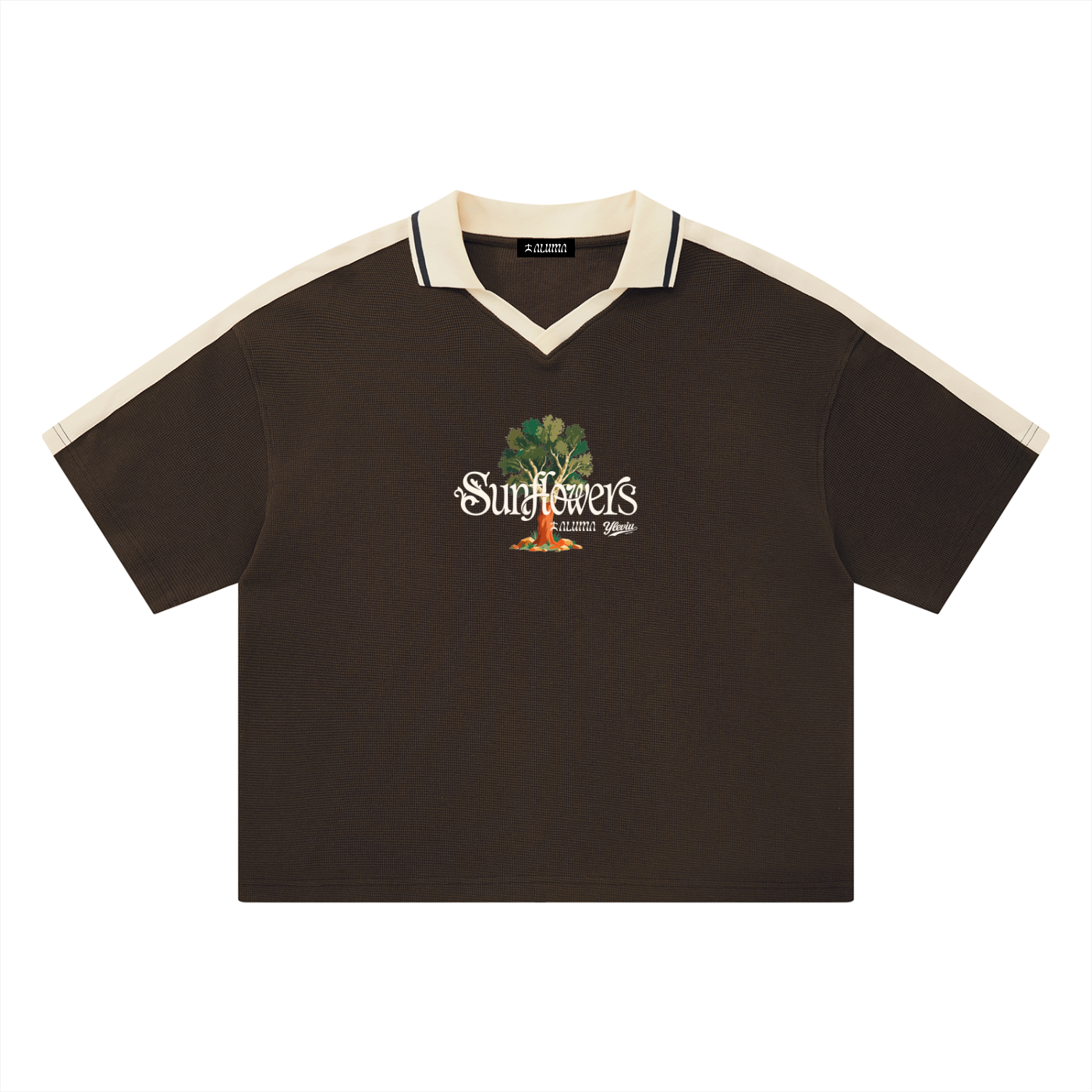 ALUMA | POLO COLOR BLOCK 330G "SUNFLOWERS"