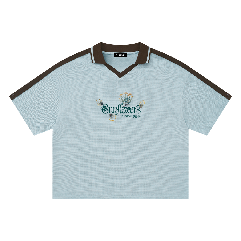 ALUMA | POLO COLOR BLOCK 330G "SUNFLOWERS"
