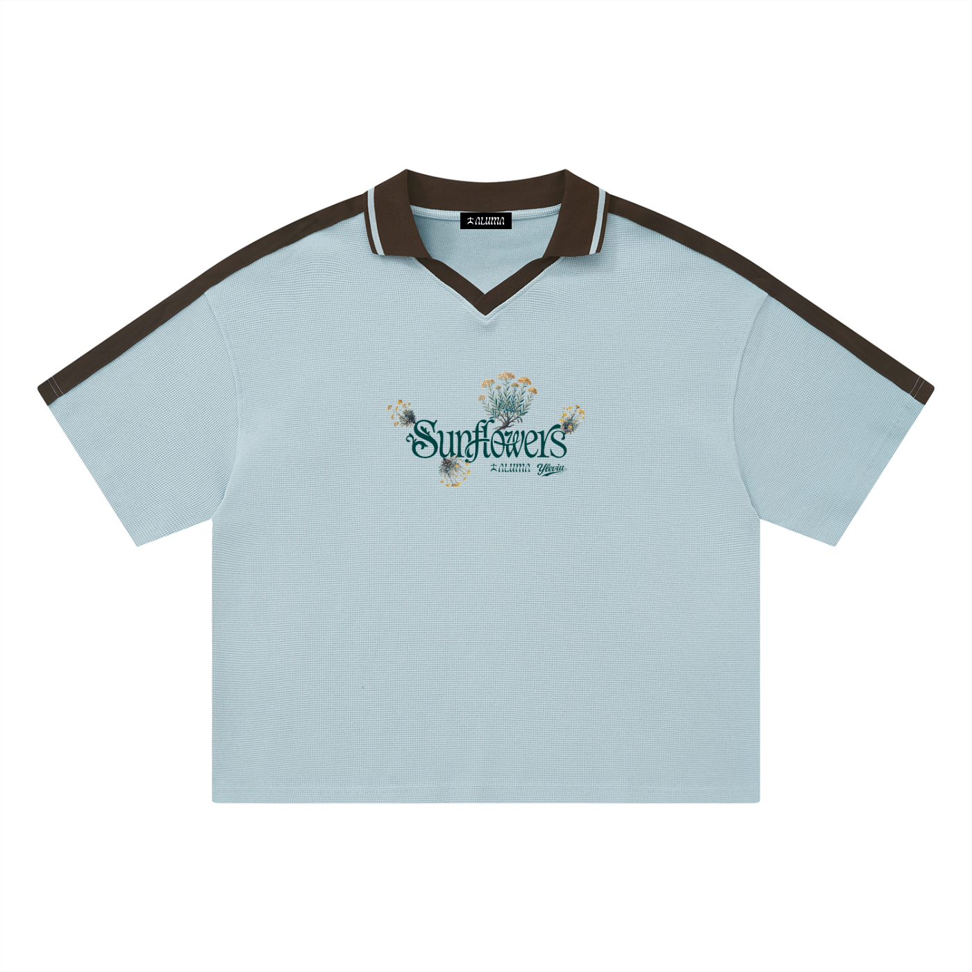 ALUMA | POLO COLOR BLOCK 330G "SUNFLOWERS"