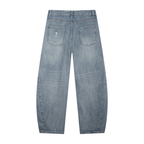 ALUMA | PANTALONE DENIM BARREL UOMO - VINTAGE WASH