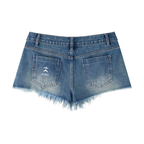 shorts denim vintage donna,pantaloncini jeans taglio vivo,denim heavyweight sfrangiato,shorts streetwear grigio washe,pantaloncini strappati estivi,aluma denim shorts