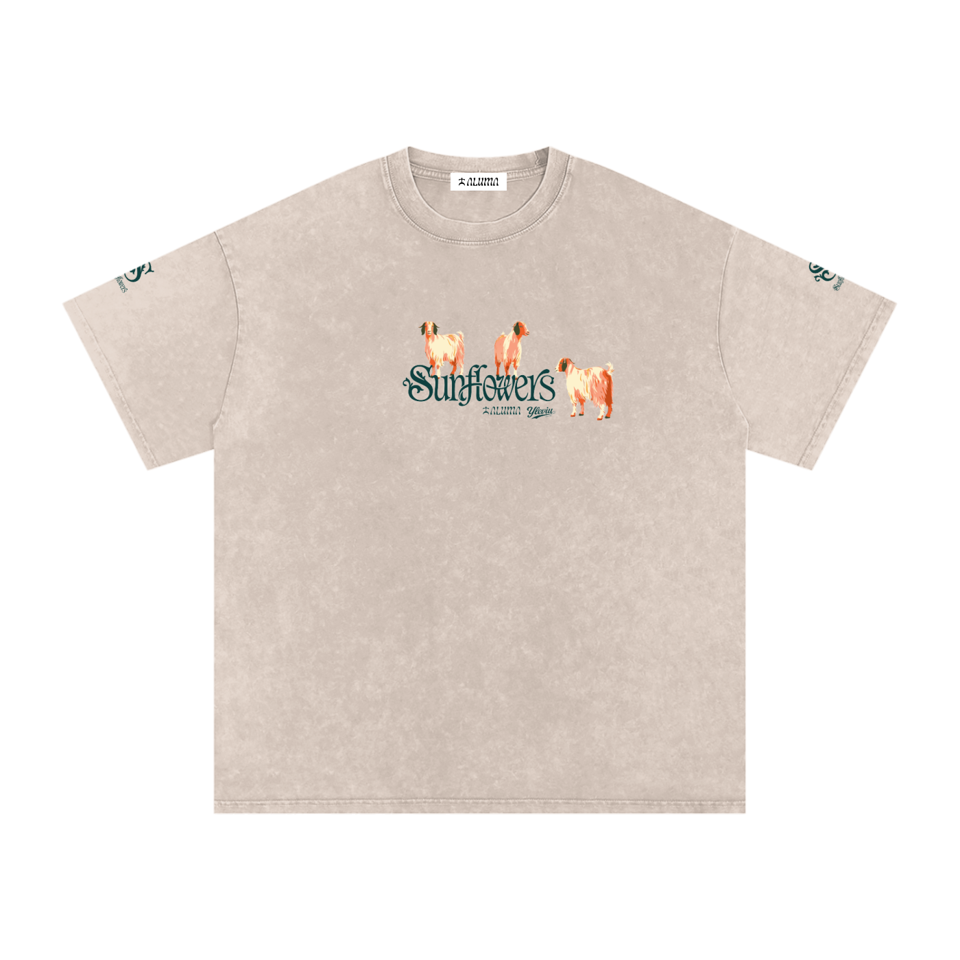 ALUMA | MODULO OVERSIZE SNOW WASHED PURO COTONE 250G