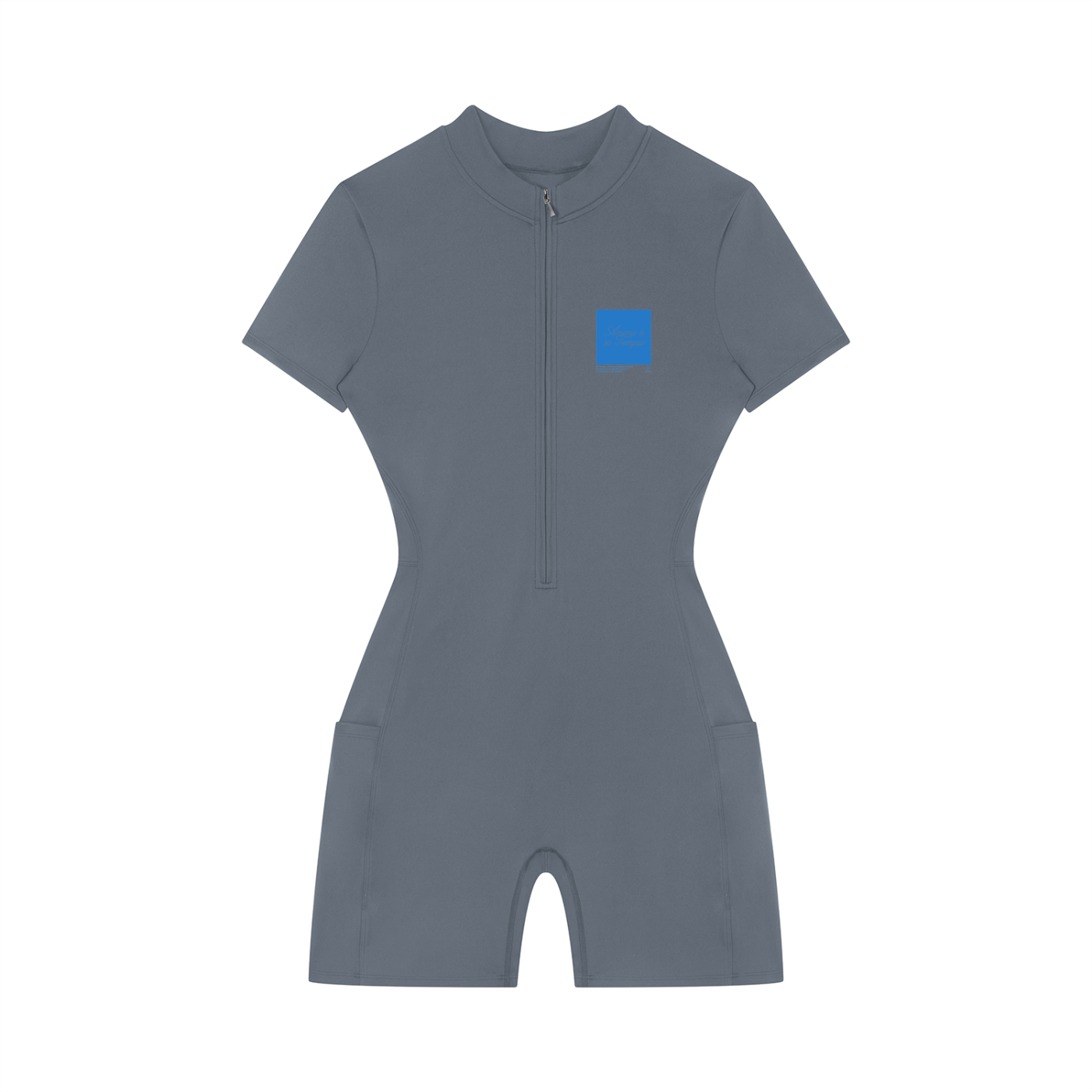 romper sportivo donna,tuta corta a compressione,activewear quarter-zip,abbigliamento sportivo tecnico,aluma romper donna