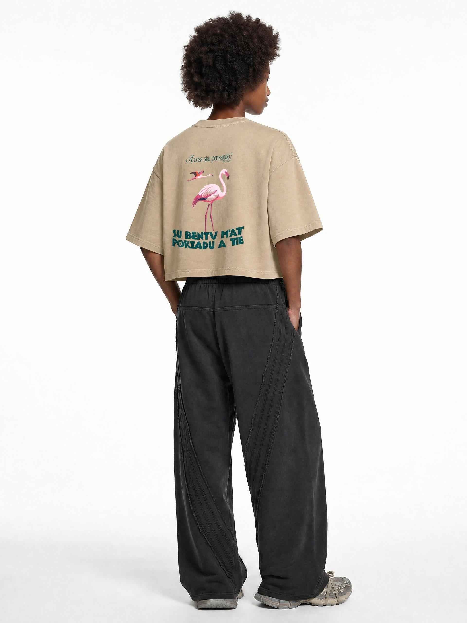 ALUMA | MODULO CROP SNOW WASHED PURO COTONE 220G