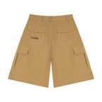 pantaloncini cargo cotone,cargo shorts unisex ampi,streetwear bermuda tasconi,pantaloncini vintage utility,abbigliamento urban estate,pantaloni corti streetwear