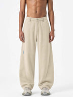 ALUMA | PANTALONE BARREL LEG 100% COTONE