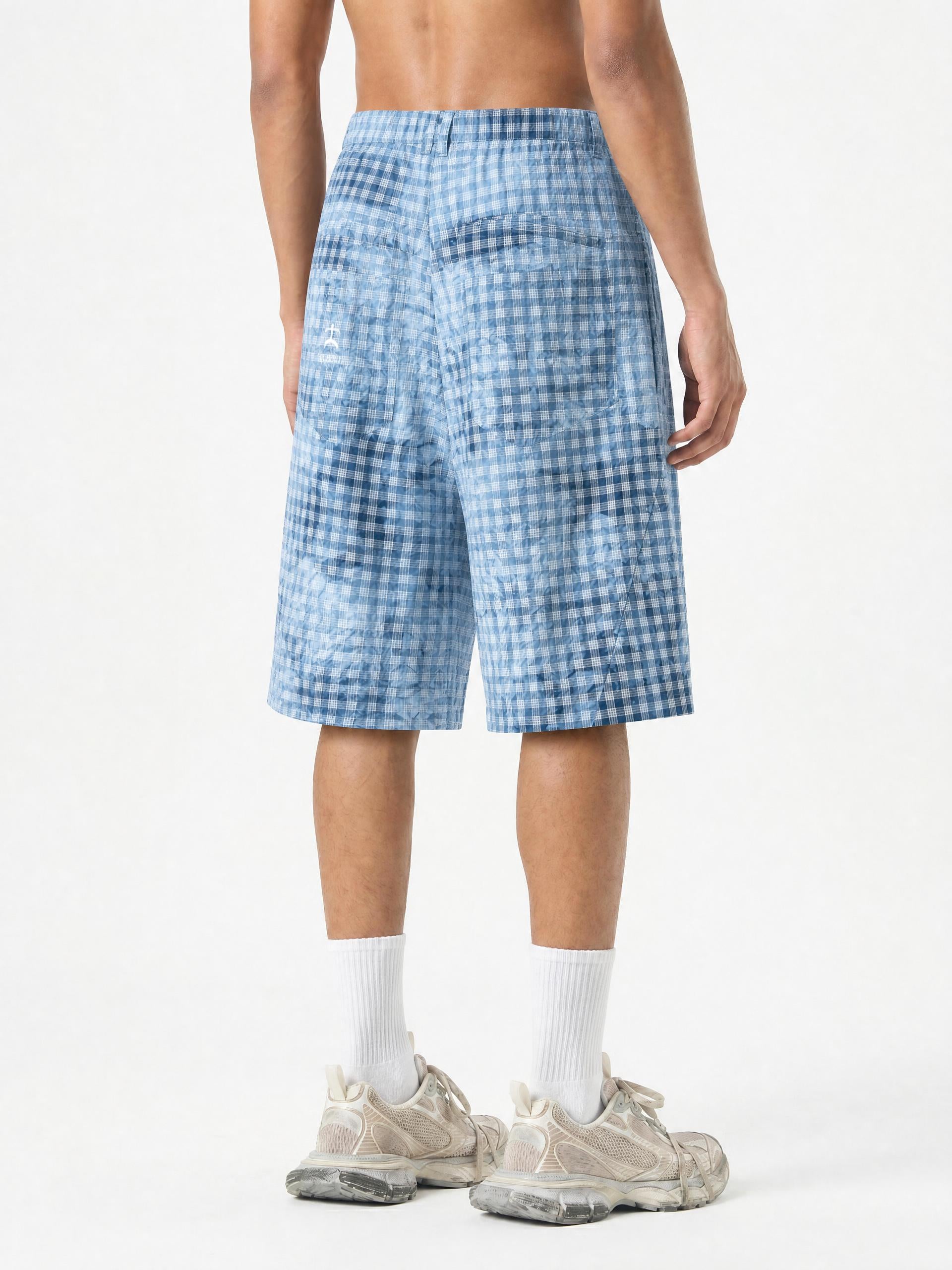 ALUMA | SHORTS PLAID VINTAGE WASH
