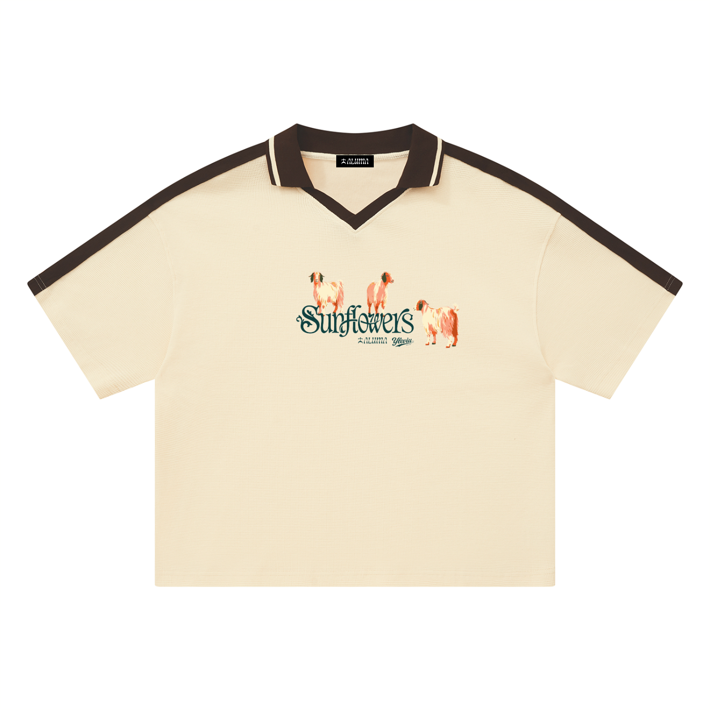 ALUMA | POLO COLOR BLOCK 330G "SUNFLOWERS"