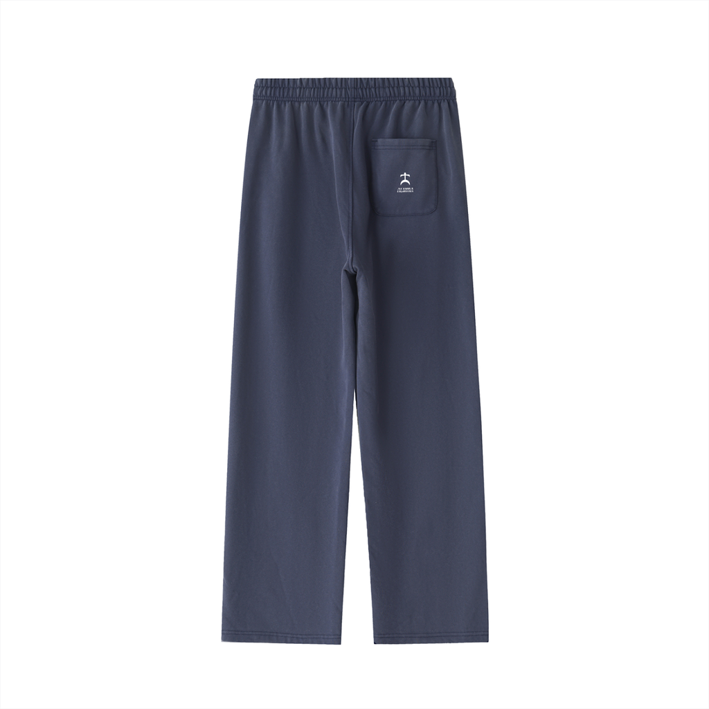 Pantaloni Heavyweight,Tuta Vintage,Washed,Streetwear Unisex,400g,Drawstring,Pantaloni Caldi,Loose Fit