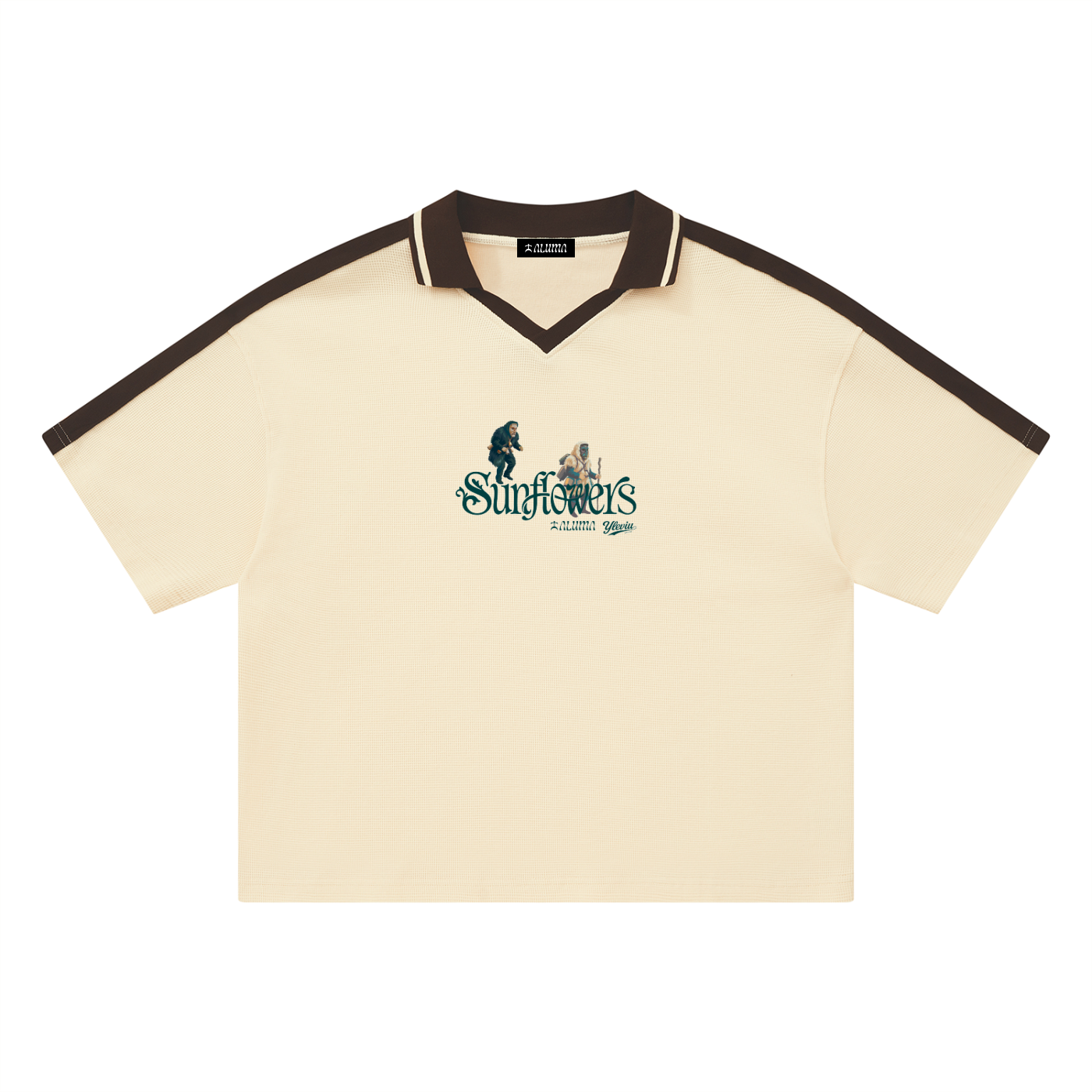 ALUMA | POLO COLOR BLOCK 330G "SUNFLOWERS"