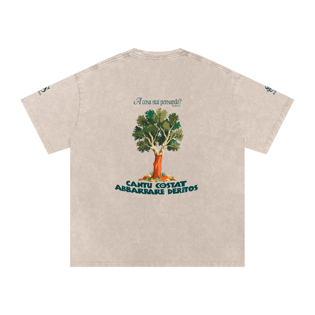 ALUMA | MODULO OVERSIZE SNOW WASHED PURO COTONE 250G