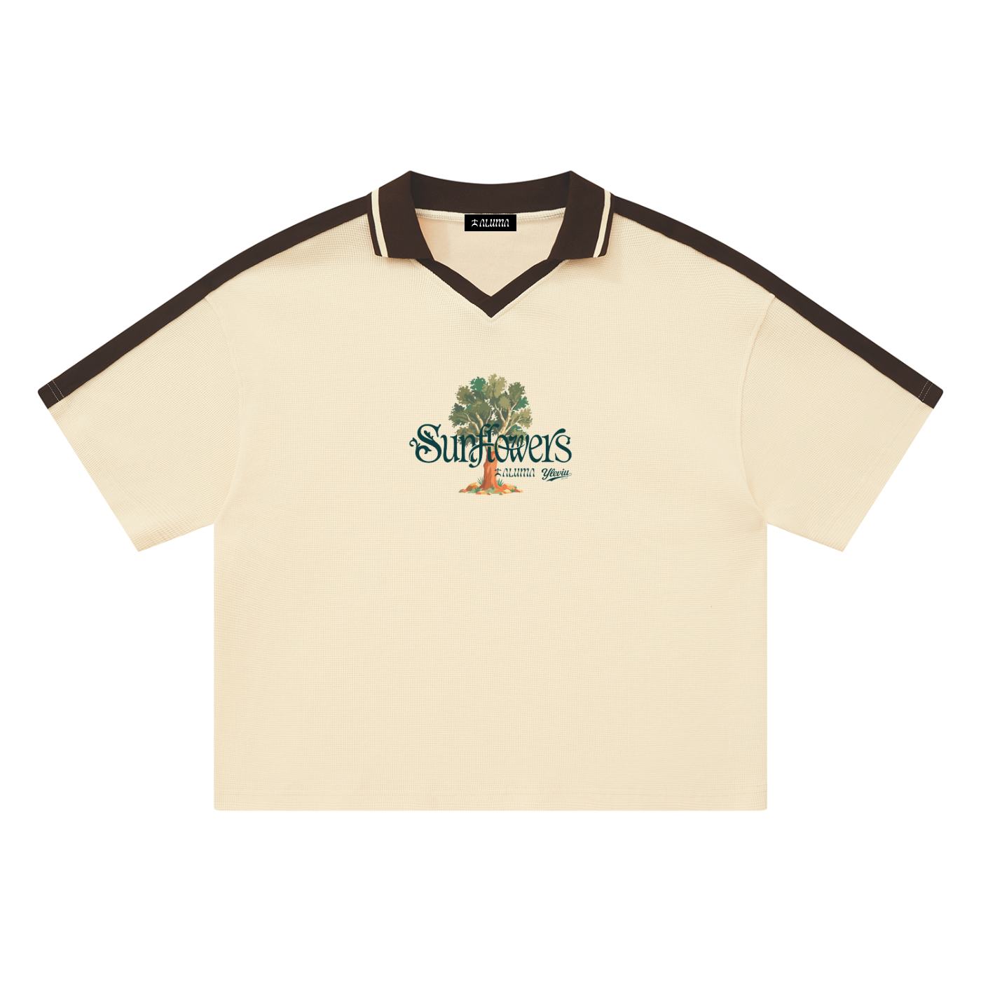 ALUMA | POLO COLOR BLOCK 330G "SUNFLOWERS"