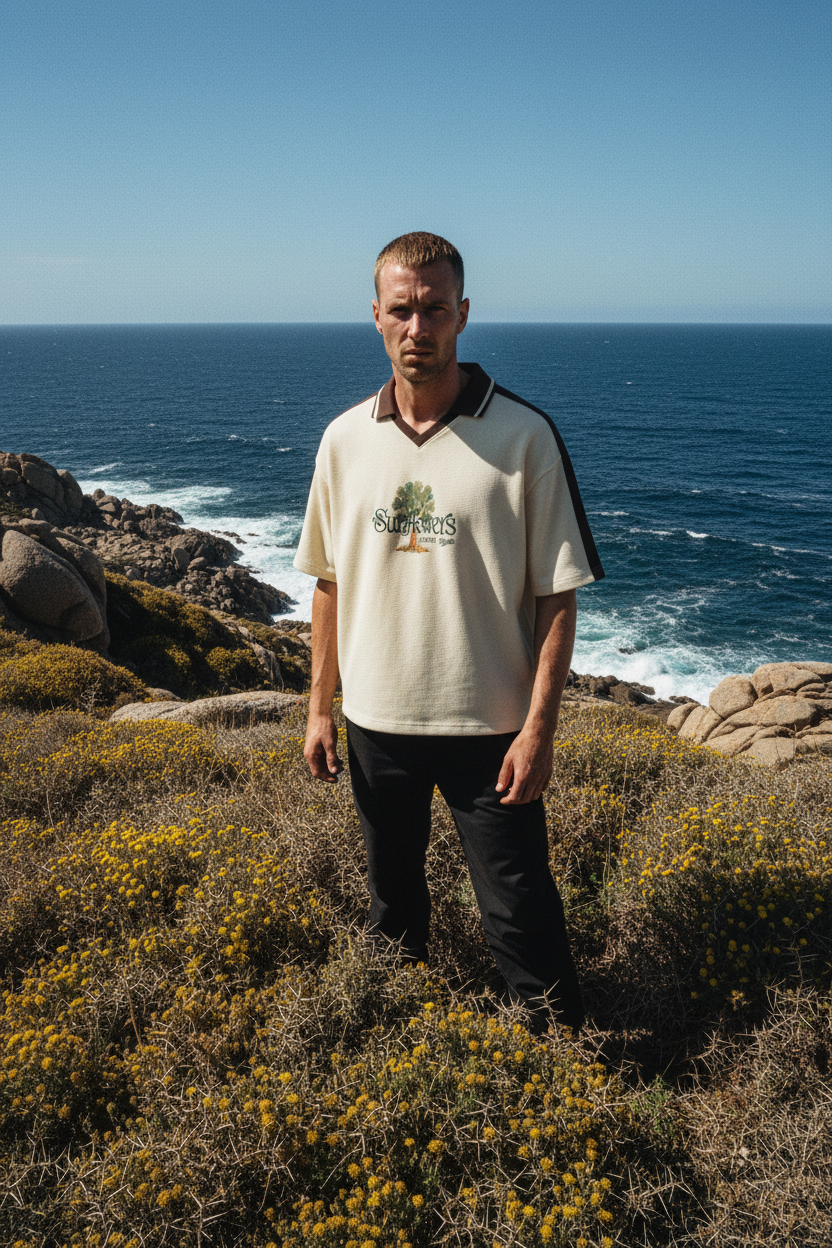 ALUMA | POLO COLOR BLOCK 330G "SUNFLOWERS"
