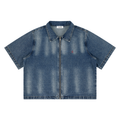 camicia,denim,zip