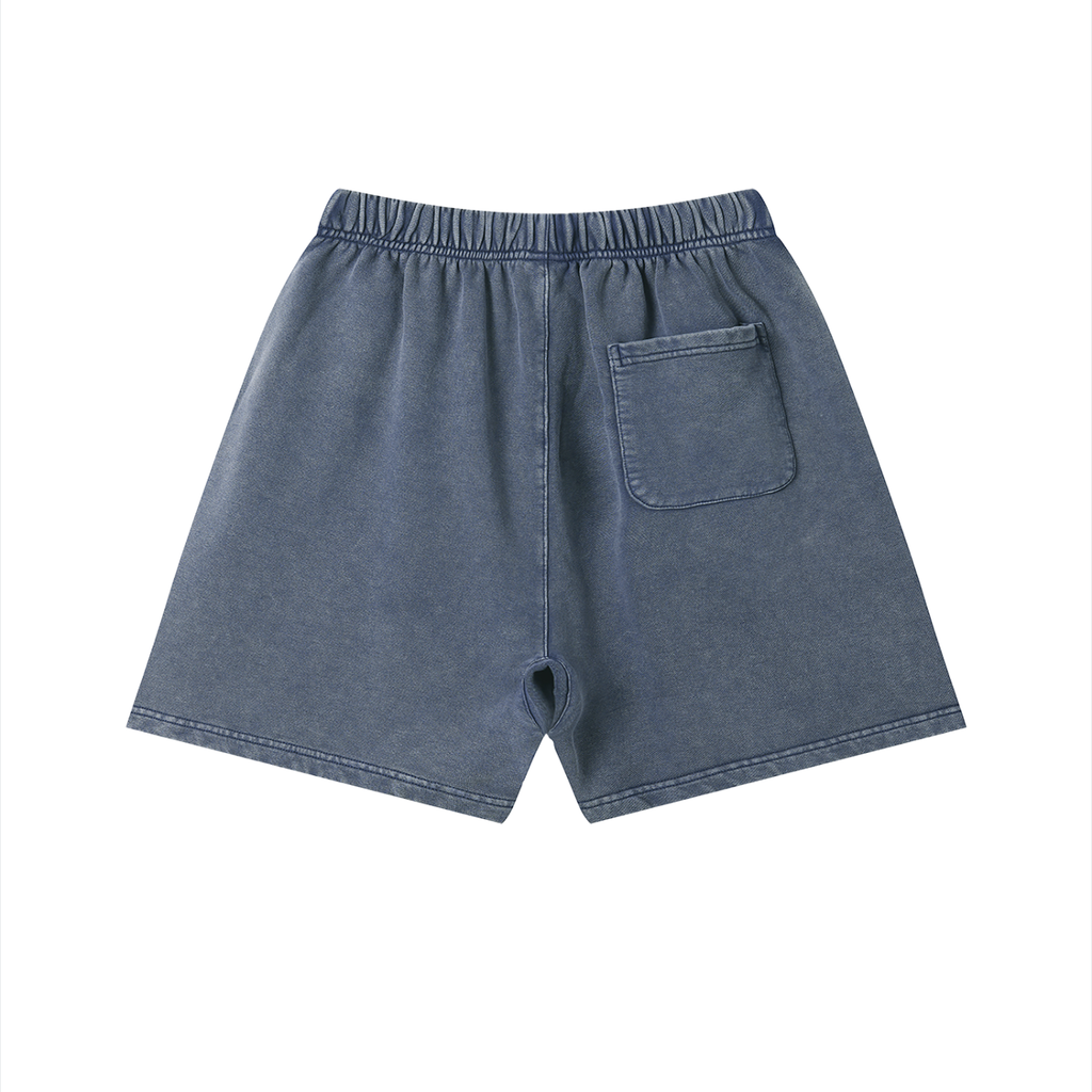 short in cotone,vintage wash,360gsm,cotone organico,urban wear,shorts loose