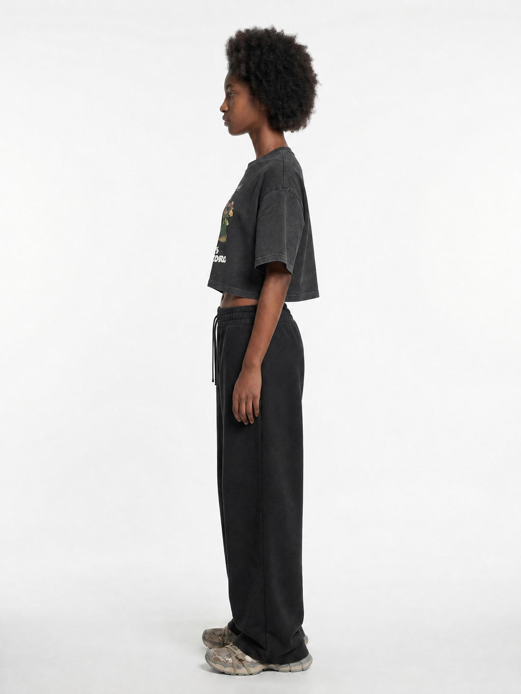 ALUMA | MODULO CROP SNOW WASHED PURO COTONE 220G