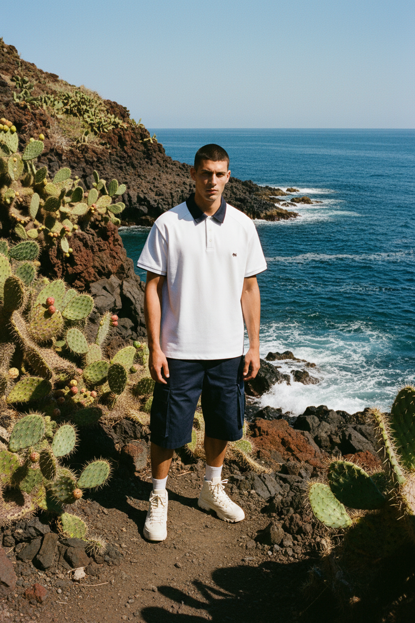 Aluma | Polo Raglan Contrasto