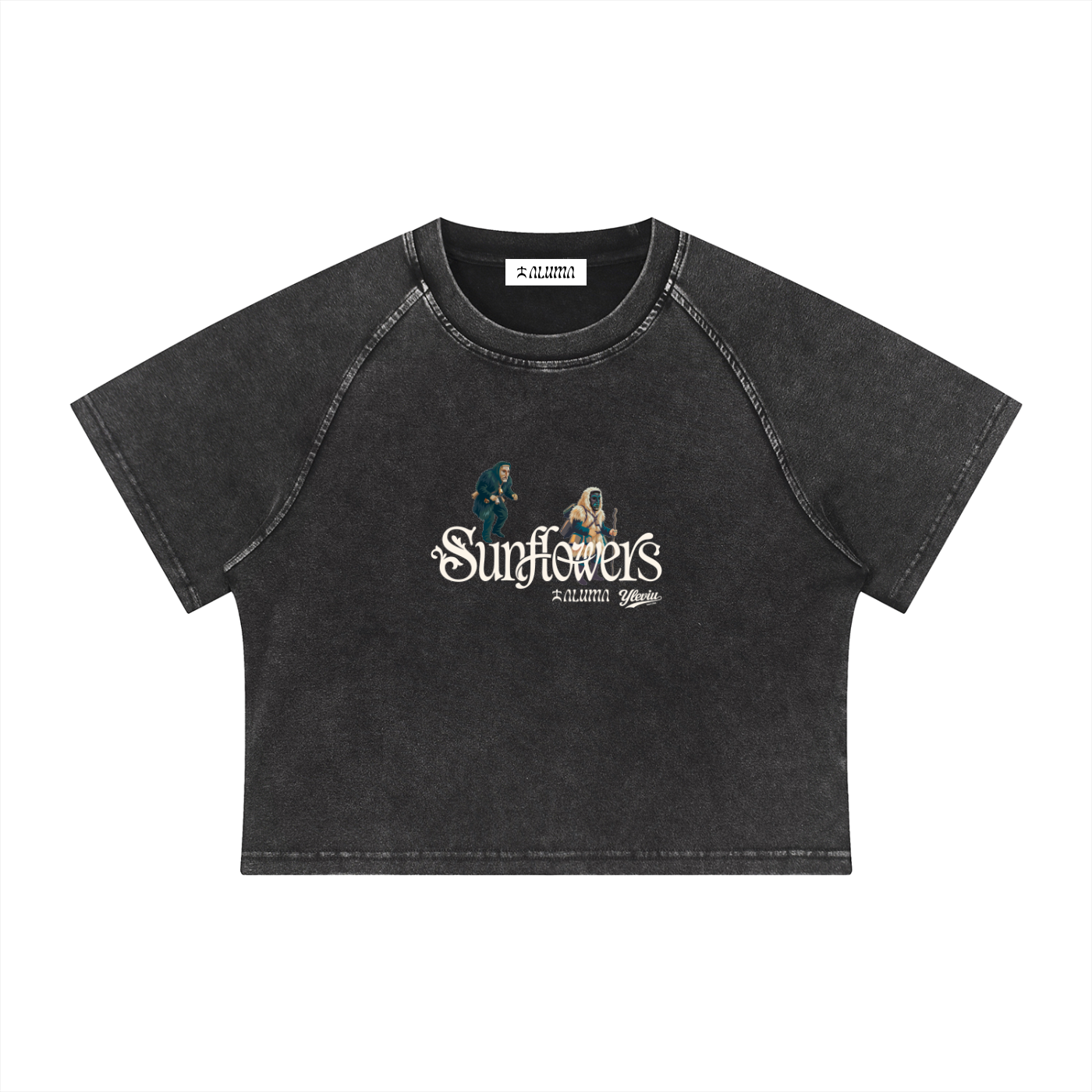 ALUMA | MODULO CROP RAGLAN MINERALE 315G