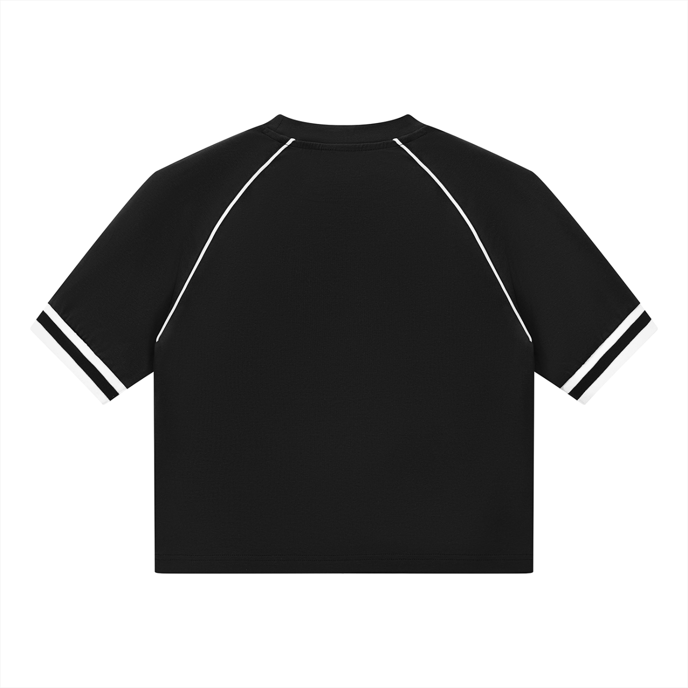 t-shirt a costine,ribbed top,streetwear tecnico,fit bodycon,design essenziale,raglan sleeve,abbigliamento sardo,tessuto elastico