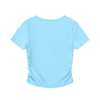 Top Crop Bodycon | Nylon Strutturato Ruched