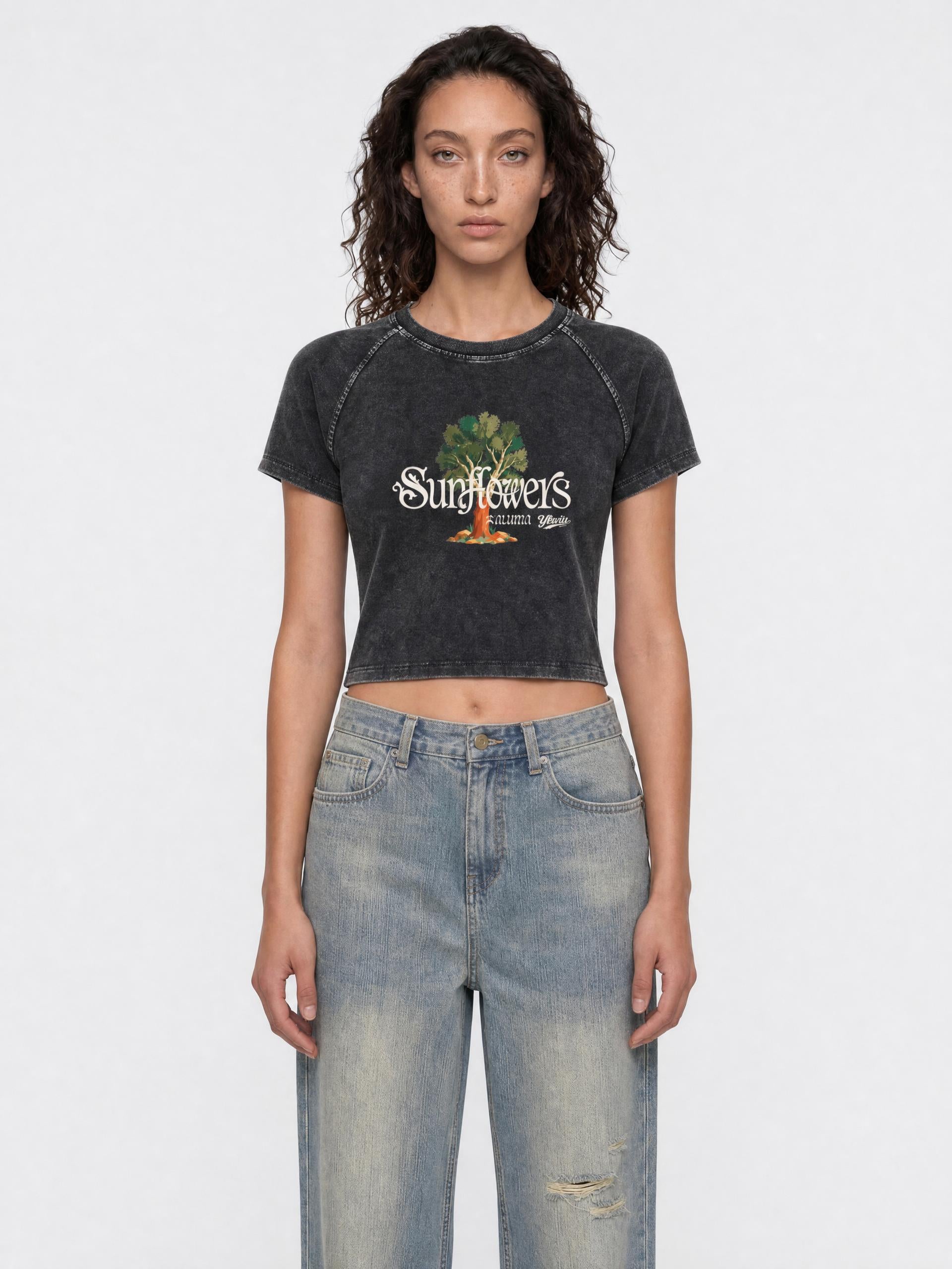 ALUMA | MODULO CROP RAGLAN MINERALE 315G
