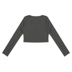 top crop,design arricciato,streetwear femminile,design architettonico,cotone viscosa,fit strutturato,abbigliamento sardo
