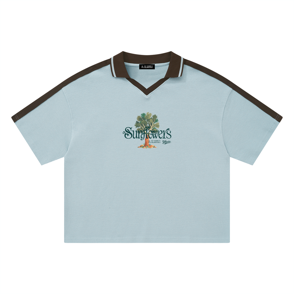 ALUMA | POLO COLOR BLOCK 330G "SUNFLOWERS"