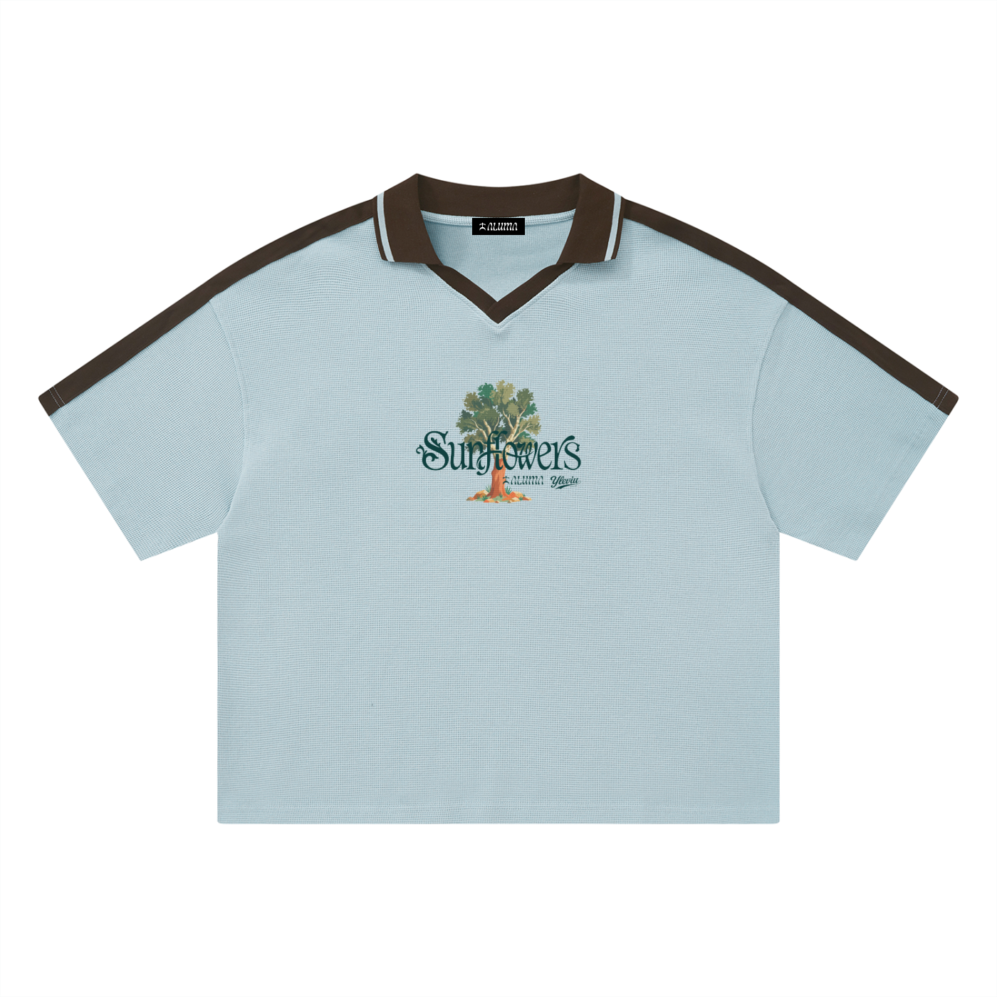 ALUMA | POLO COLOR BLOCK 330G "SUNFLOWERS"
