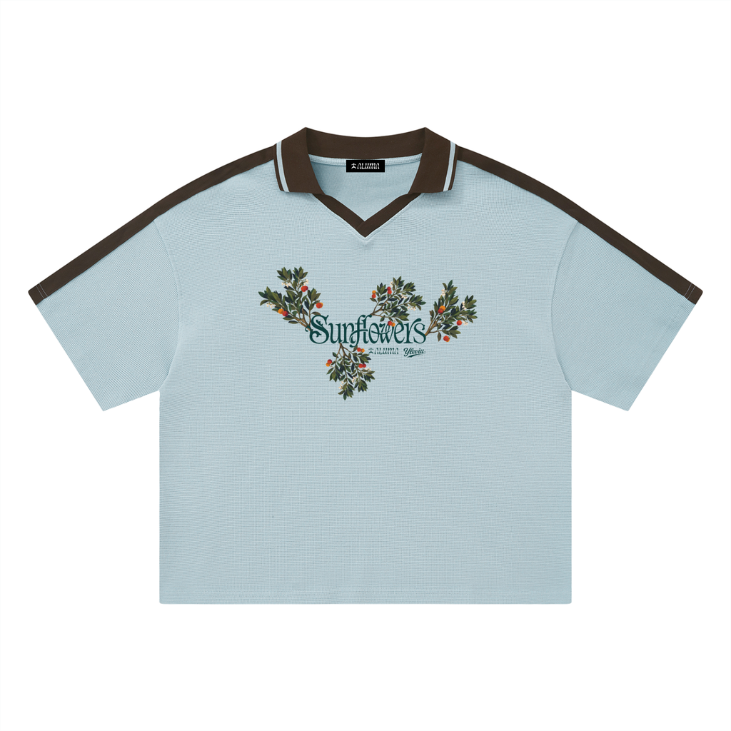 ALUMA | POLO COLOR BLOCK 330G "SUNFLOWERS"
