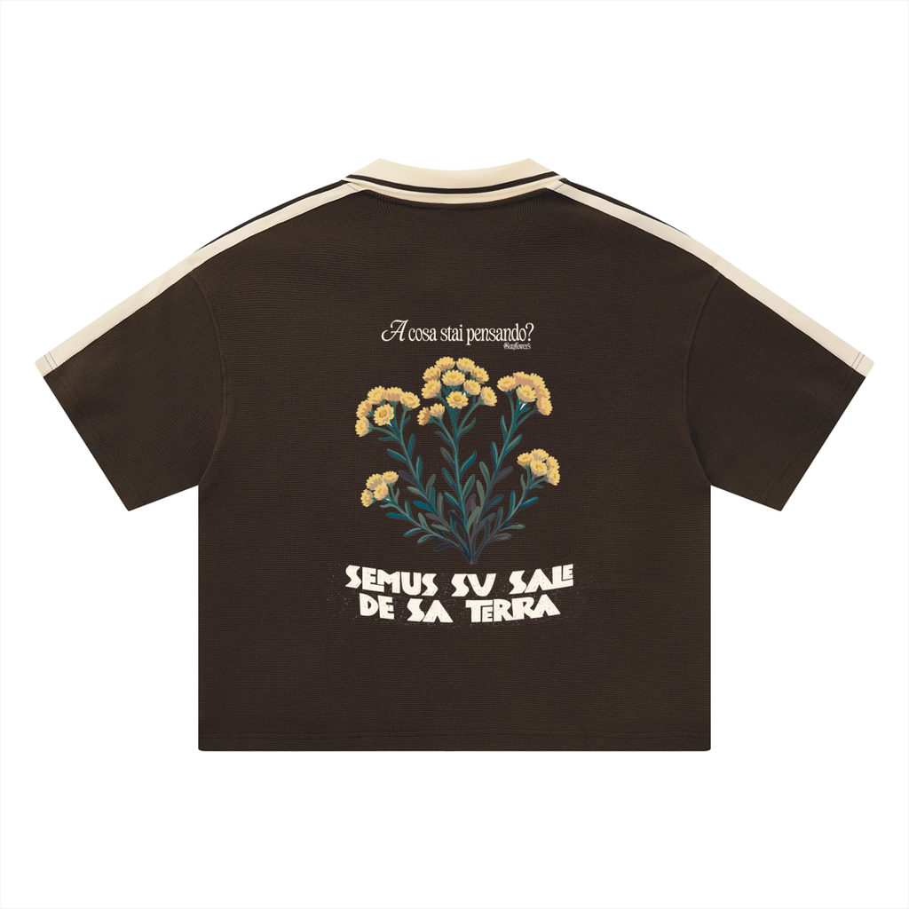ALUMA | POLO COLOR BLOCK 330G "SUNFLOWERS"