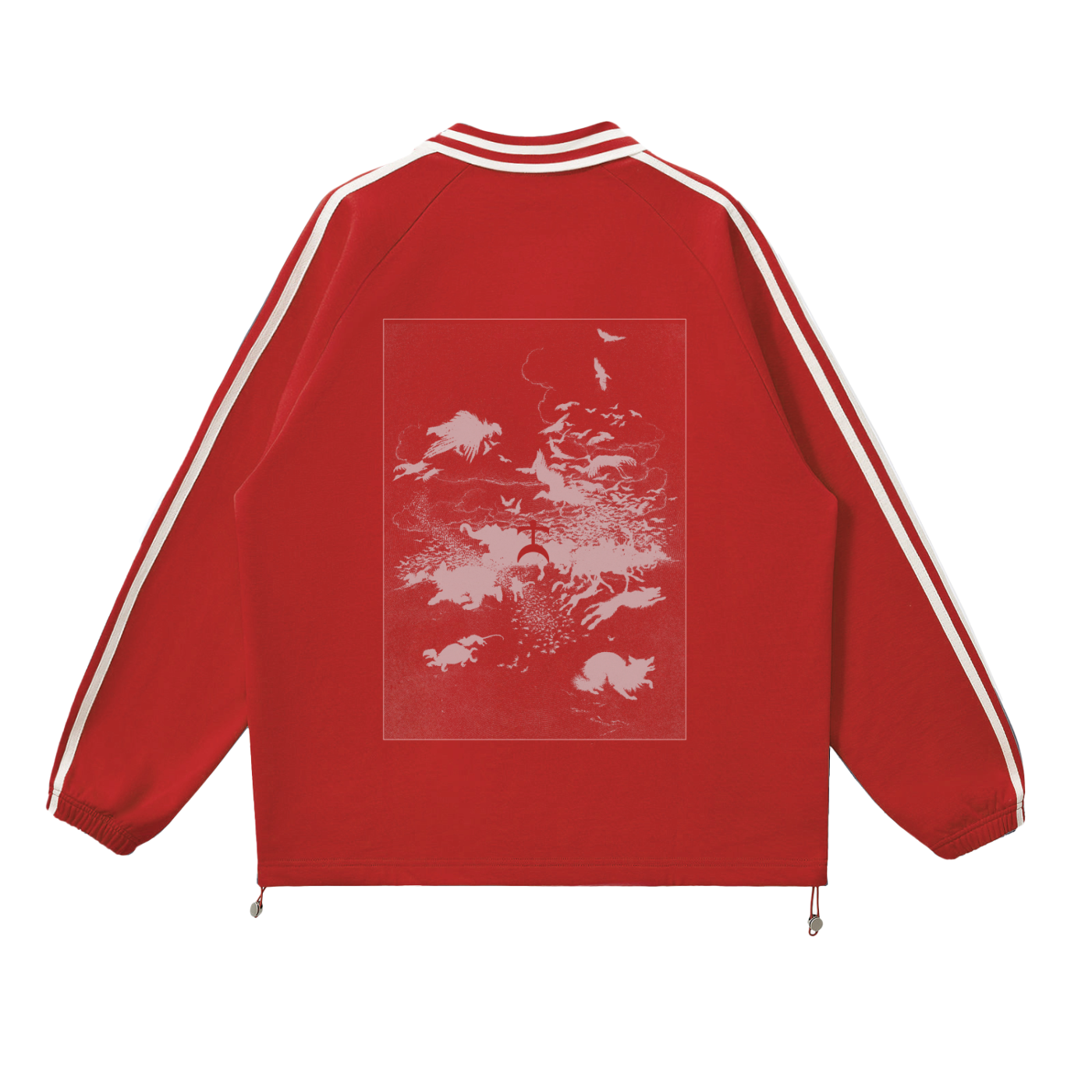 Felpa Revers a Contrasto "Classic Street" - 100% Cotone Aluma