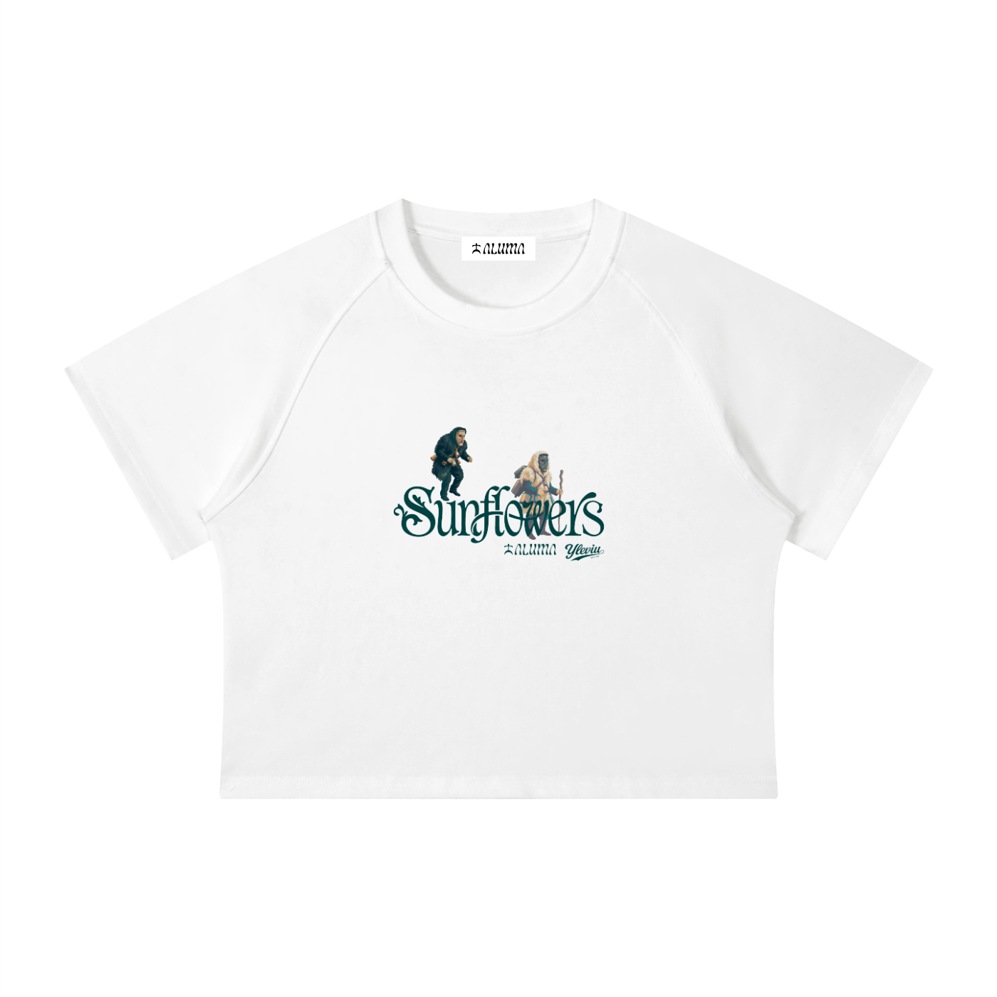 ALUMA | MODULO CROP RAGLAN MINERALE 315G