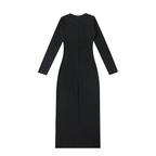 Abito Lungo Bodycon "Dyed Washed" | Spacco e Fit Strutturato