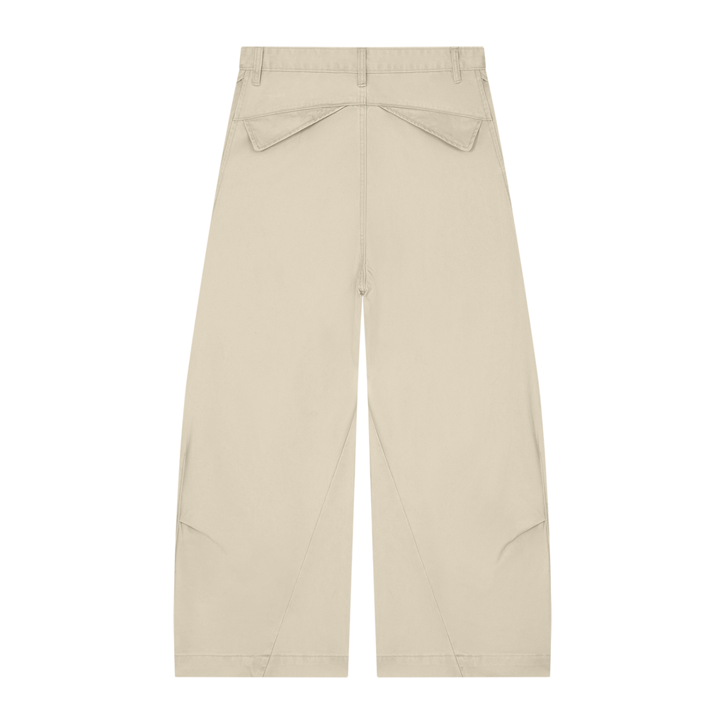 ALUMA | PANTALONE BARREL LEG 100% COTONE