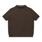 ALUMA | POLO HEAVYWEIGHT CINGHIALE - BROWN