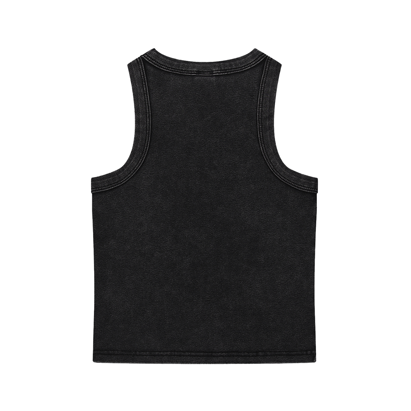 crop top cotone spesso,tank top lavaggio acido,top aderente streetwear,maglietta senza maniche snow ,abbigliamento donna urban,top strutturato estate