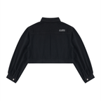 ALUMA | GIACCA DENIM CROP 100% COTONE