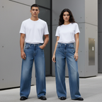 Jeans Denim Pesanti Aluma - Effetto Sun Fade Vintage