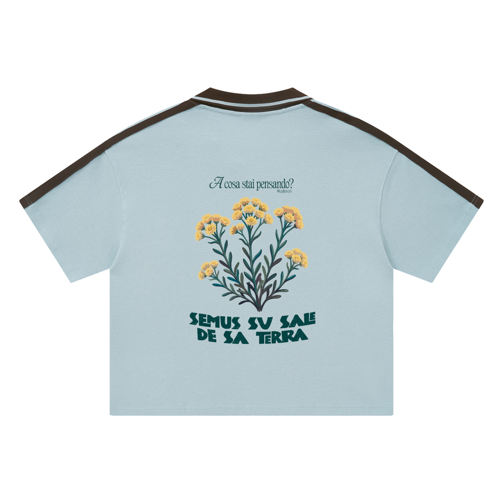 ALUMA | POLO COLOR BLOCK 330G "SUNFLOWERS"