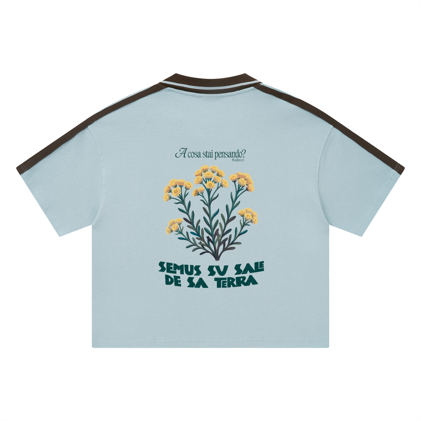 ALUMA | POLO COLOR BLOCK 330G "SUNFLOWERS"