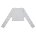 top crop,design arricciato,streetwear femminile,design architettonico,cotone viscosa,fit strutturato,abbigliamento sardo
