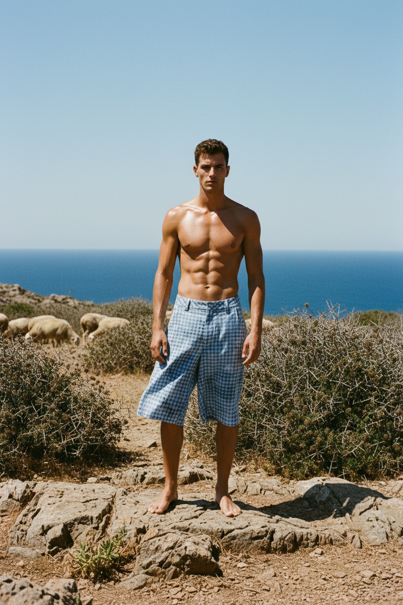 ALUMA | SHORTS PLAID VINTAGE WASH