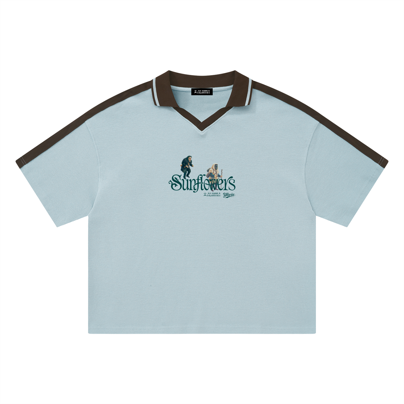 ALUMA | POLO COLOR BLOCK 330G "SUNFLOWERS"