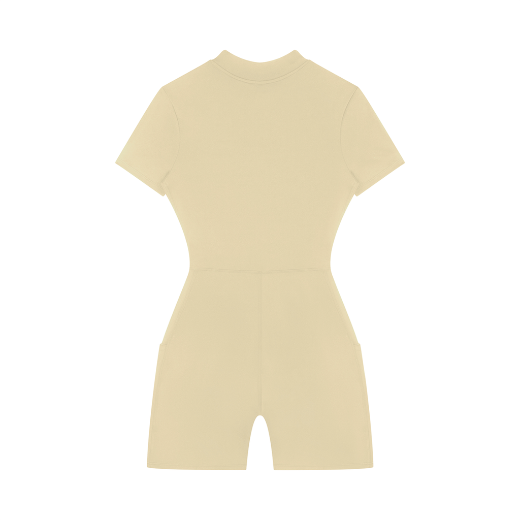 romper sportivo donna,tuta corta a compressione,activewear quarter-zip,abbigliamento sportivo tecnico,aluma romper donna