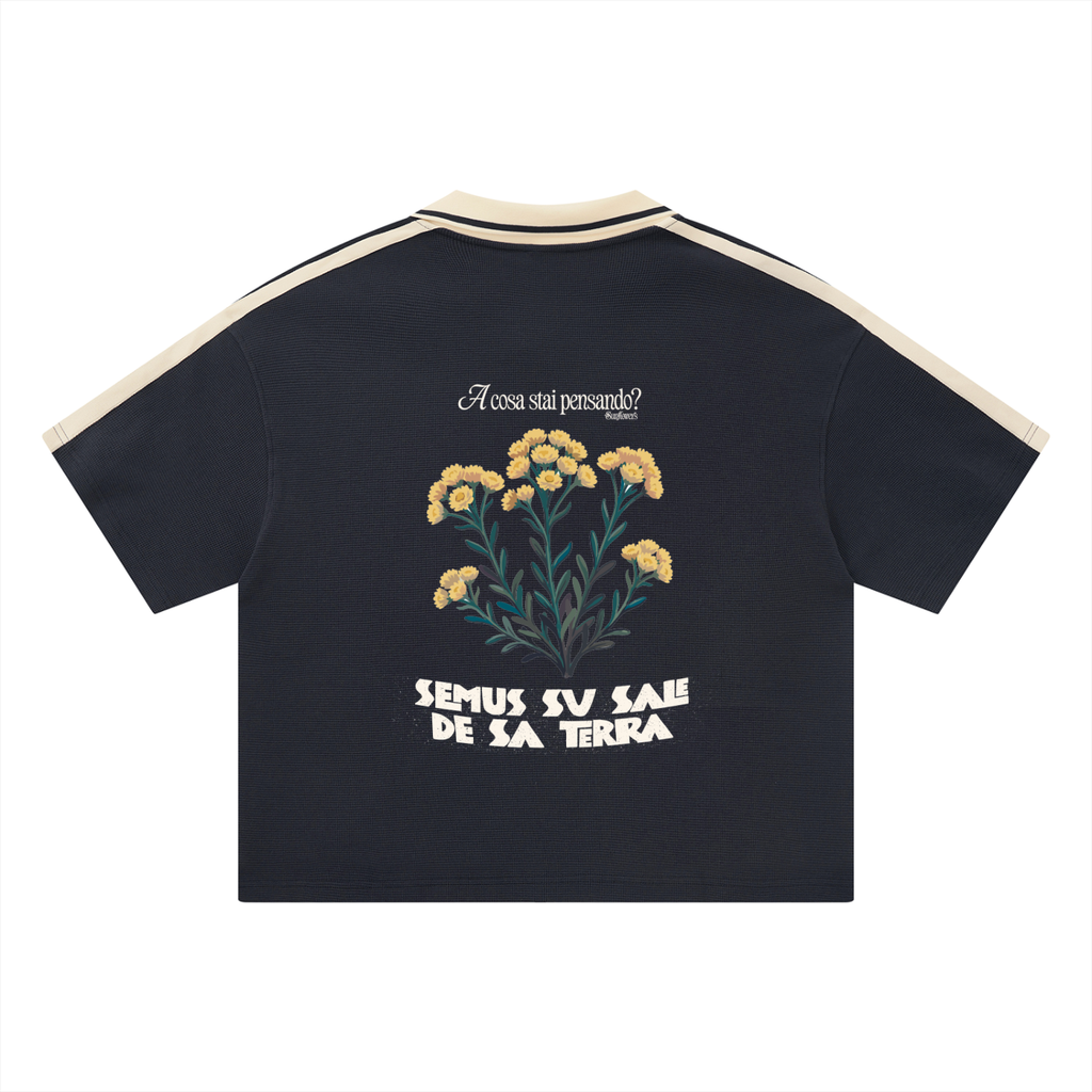 ALUMA | POLO COLOR BLOCK 330G "SUNFLOWERS"