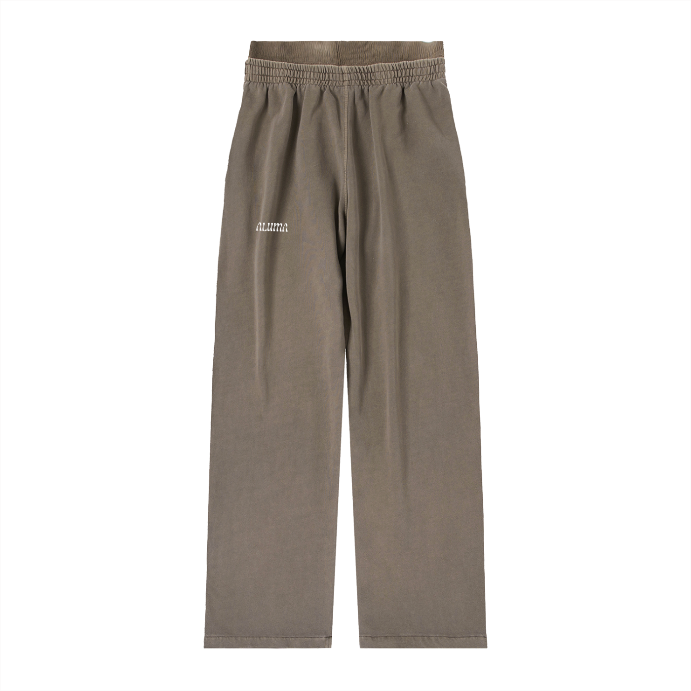 Pantaloni ALUMA "Vintage Wave" - Pantaloni a Vita Media in Cotone Lavato