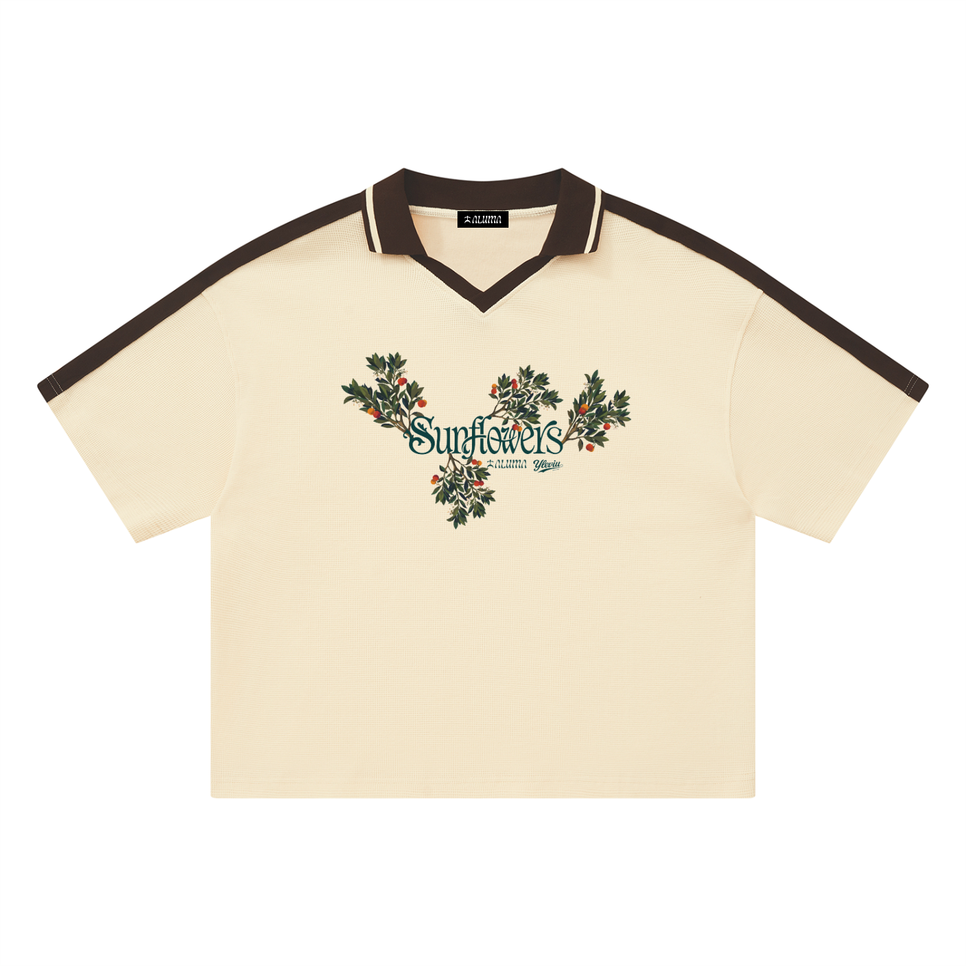 ALUMA | POLO COLOR BLOCK 330G "SUNFLOWERS"