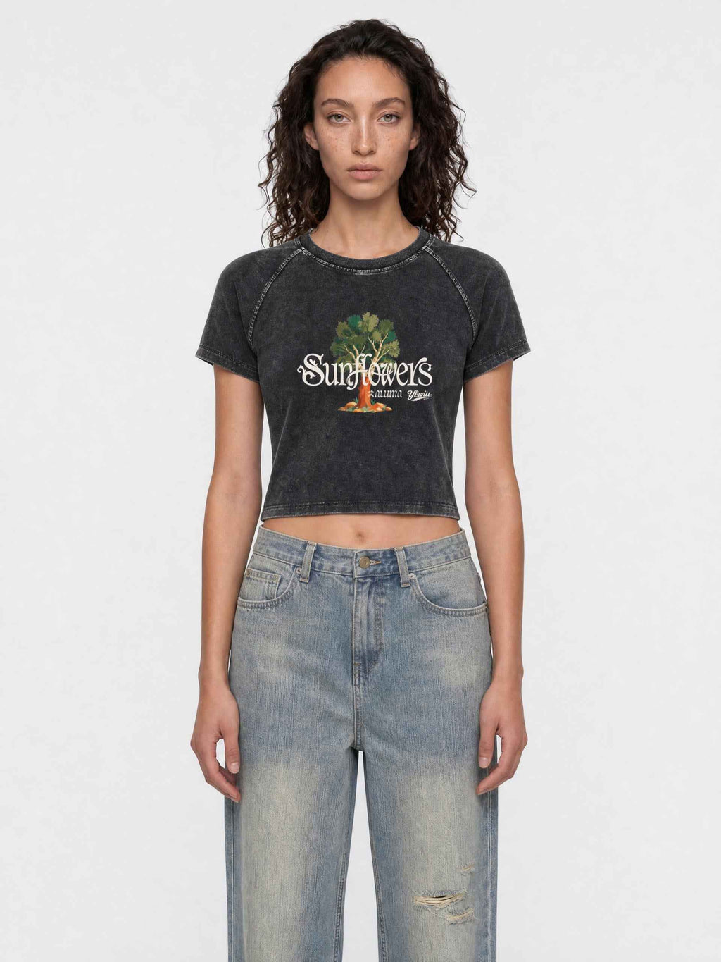ALUMA | MODULO CROP RAGLAN MINERALE 315G